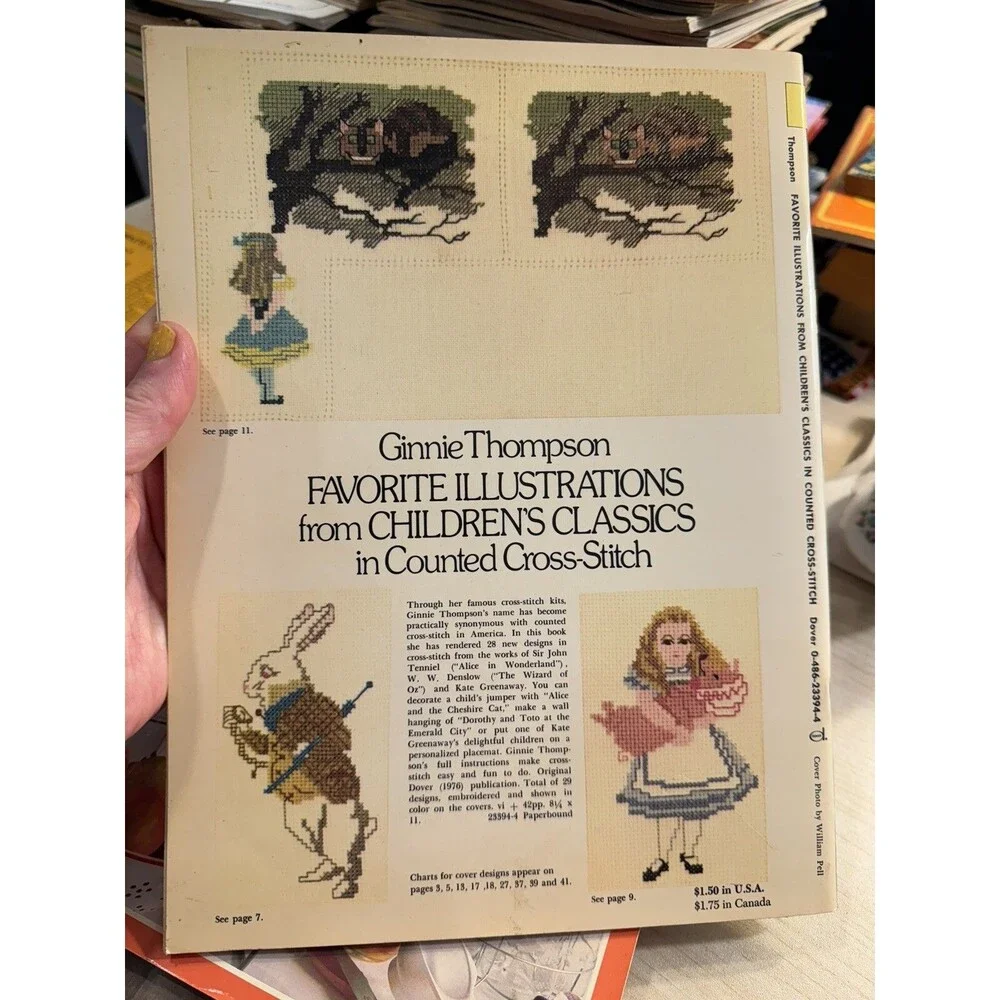 Ginnie Thompson Favorite Illustrations from Children Classics in Counted Cross